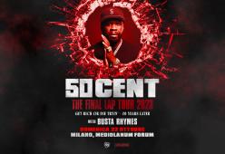 50 Cent in Italia per un concerto speciale 
